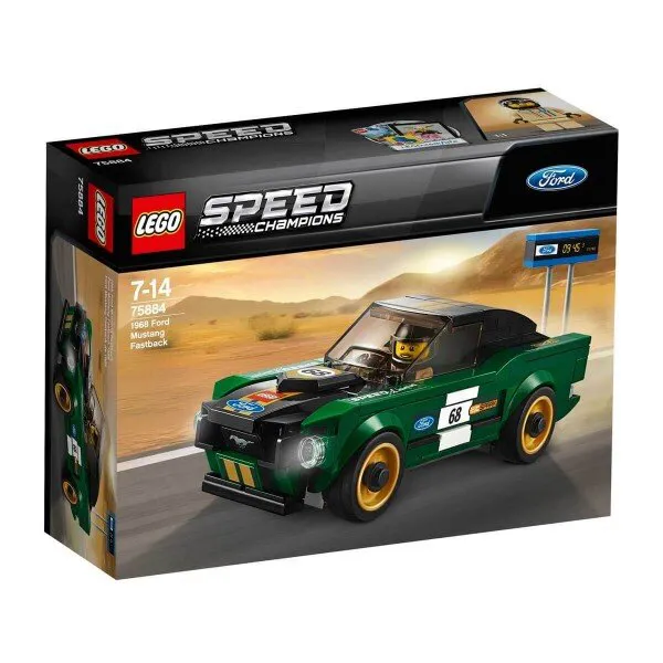 LEGO Speed Champions 75884 SC-1968 Ford Mustang Lego ve Yapı Oyuncakları