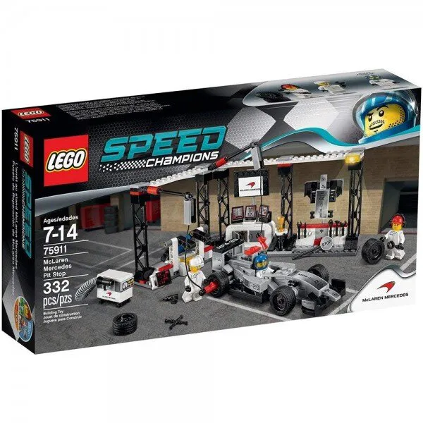 LEGO Speed Champions 75911 McLaren Mercedes Pit Stop Lego ve Yapı Oyuncakları