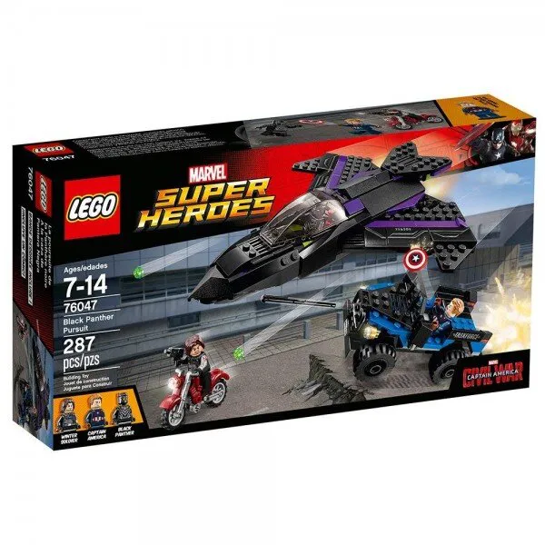 Lego Super Hero 76047 Black Panther Pursuit Lego ve Yapı Oyuncakları