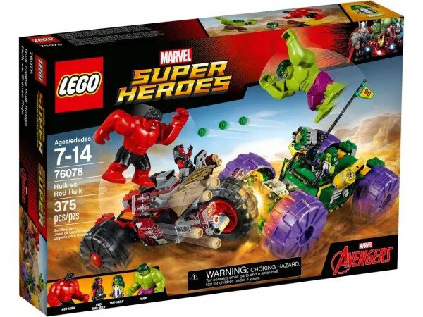 LEGO Super Heroes 76078 Hulk vs. Red Hulk Lego ve Yapı Oyuncakları