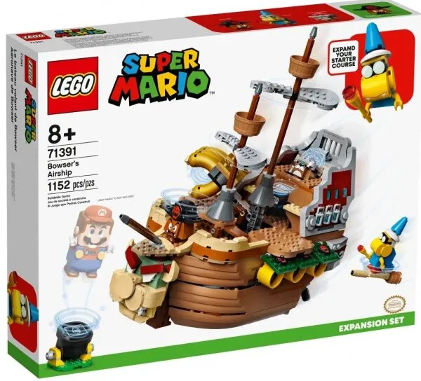 LEGO Super Mario 71360 Bowserâs Airship Expansion Set Lego ve Yapı Oyuncakları