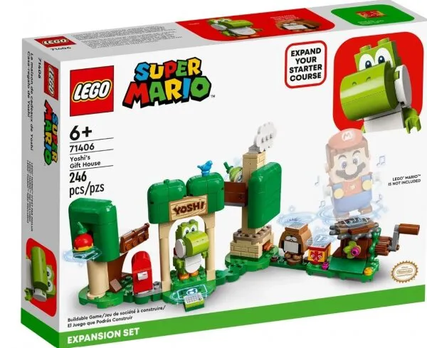 LEGO Super Mario 71406 Yoshi's Gift House Expansion Set Lego ve Yapı Oyuncakları