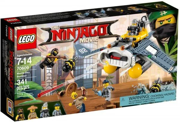 LEGO The Ninjago Movie 70609 Manta Ray Bomber Lego ve Yapı Oyuncakları