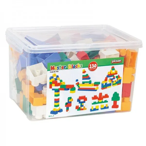 Pilsan Master Bloklar 130 Parça 130 parça Lego ve Yapı Oyuncakları