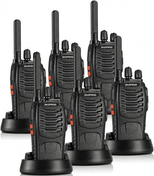 Baofeng BF-999S 6'lı 6 Telsiz Telsiz