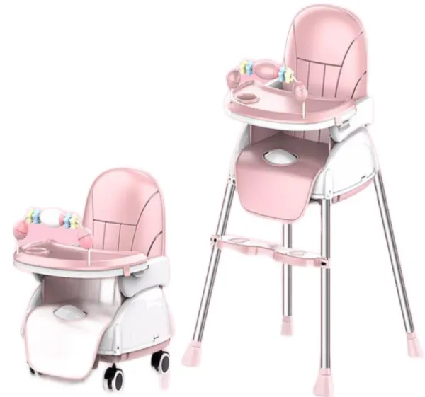 Timtim Bebe Ultra Lüx Tekerlekli Mama Sandalyesi