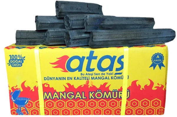 Ataş Briket Mangal Kömürü 10 kg Mangal Kömürü