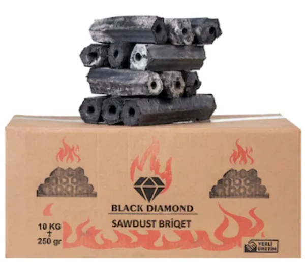 Black Diamond Press Briket Taş Fırın Mangal Kömürü 10 kg Mangal Kömürü