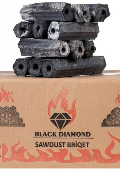 Black Diamond Press Briket Taş Fırın Mangal Kömürü 100 kg Mangal Kömürü
