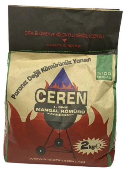 Ceren Meşe Mangal Kömürü 2 kg Mangal Kömürü