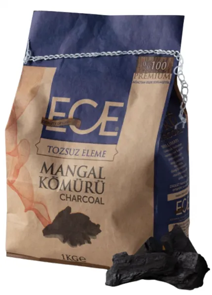 Ece Mangal Kömürü 1 kg Mangal Kömürü