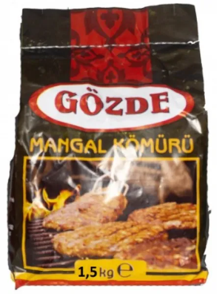 Gözde Meşe Mangal Kömürü Seçme Tozsuz 1.5 kg Mangal Kömürü