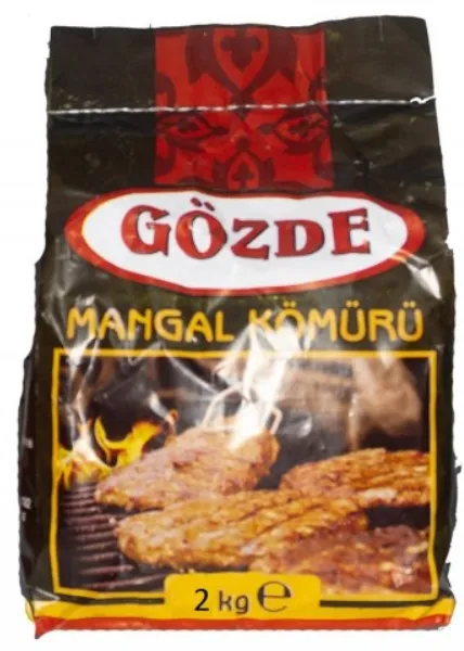 Gözde Meşe Mangal Kömürü Seçme Tozsuz 2 kg Mangal Kömürü