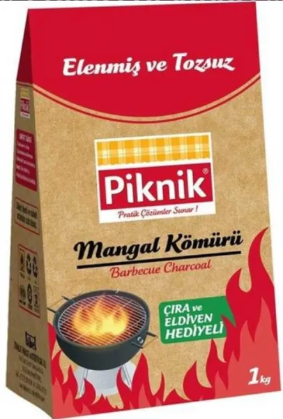 Piknik Mangal Kömürü 1 kg Mangal Kömürü