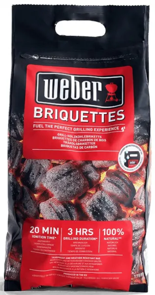 Weber Briket Mangal Kömürü 4 kg Mangal Kömürü