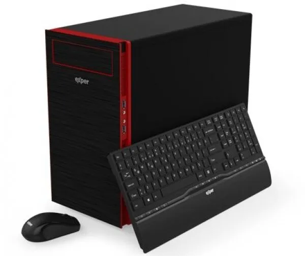 Exper PC Flex DEX100 FG (1TB + 240GB SSD) Masaüstü Bilgisayar