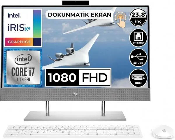 HP 24-dp1021nt 68B96EA Masaüstü Bilgisayar