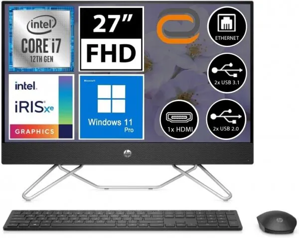 HP All-in-One 27-cb1007nt (78J88EA09) Masaüstü Bilgisayar