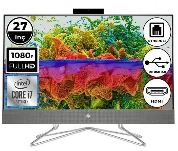 HP All-in-One 27-dp0041nt (326L0EA04) Masaüstü Bilgisayar