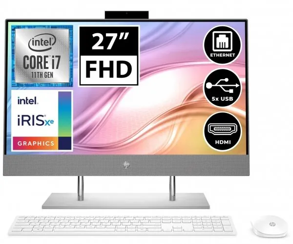 HP All-in-One 27-dp1002nt (689W0EA) Masaüstü Bilgisayar