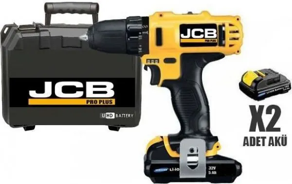 JCB Pro Plus 32 V 5 Ah Darbesiz Matkap