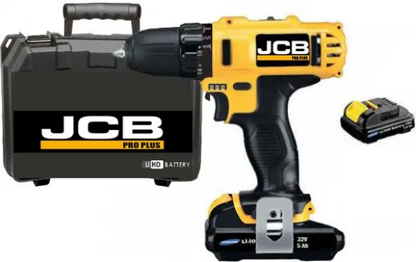 JCB Pro Plus X-TORQ 32 V 5 Ah Darbeli Matkap