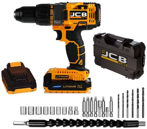 JCB Pro Steel 36 V 5 Ah Matkap