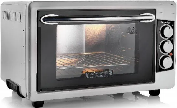 Schafer Backofen Çift Camlı Mini Fırın