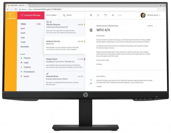 HP P24h G4 (7VH44AS) Monitör