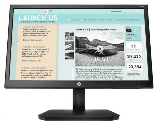 HP V190 (2NK17AA) (2NK17A7) Monitör