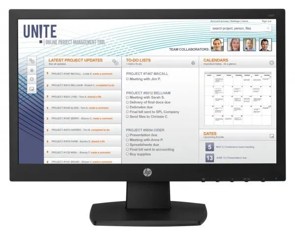 HP V197 (V5J61AA) Monitör