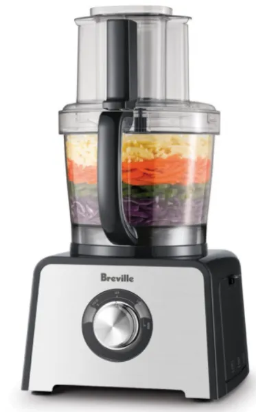 Breville Wizz & Store Direct Drive (LFP460GRY2IAN1) Mutfak Robotu