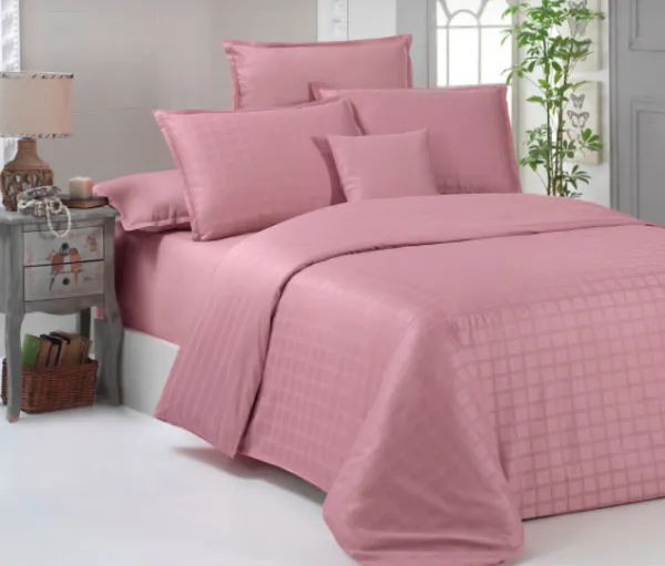 İdaş Venüs V4 200x220 cm Pembe Nevresim Takımı