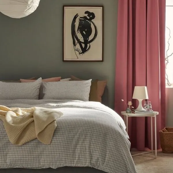 Ikea Akerfibbla 150x200 cm Beyaz Nevresim Takımı
