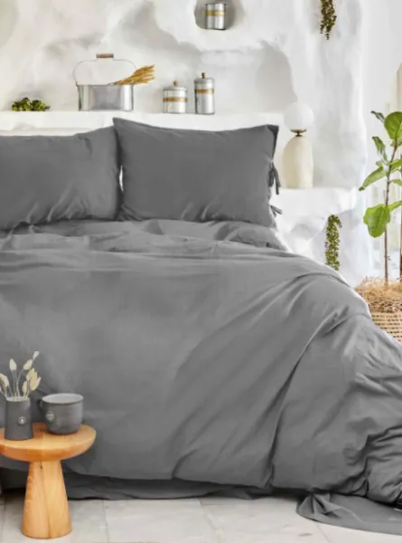 Karaca Home 4 Element 200x220 cm Antrasit (200.18.01.0709) Nevresim Takımı
