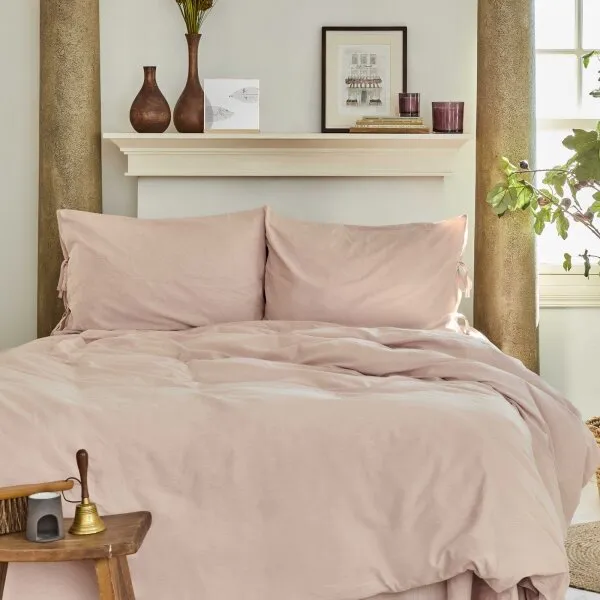 Karaca Home 4 Element Su Toprak 160x220 cm Pembe (200.18.01.0756) Nevresim Takımı