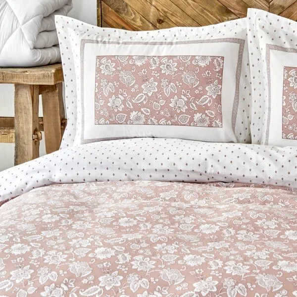 Karaca Home Celerina 200x220 cm Pembe (200.17.01.0372) Nevresim Takımı