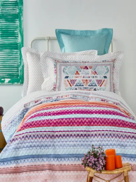 Karaca Home Moddy 160x220 cm Mavi (200.18.01.0299) Nevresim Takımı