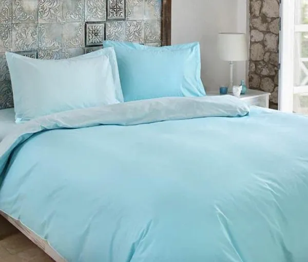 Özdilek Colormix 160x220 cm Açık Turkuaz Nevresim Takımı