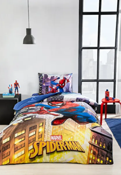 Özdilek Spiderman Night Disney Lisanslı 160x220 cm Nevresim Takımı