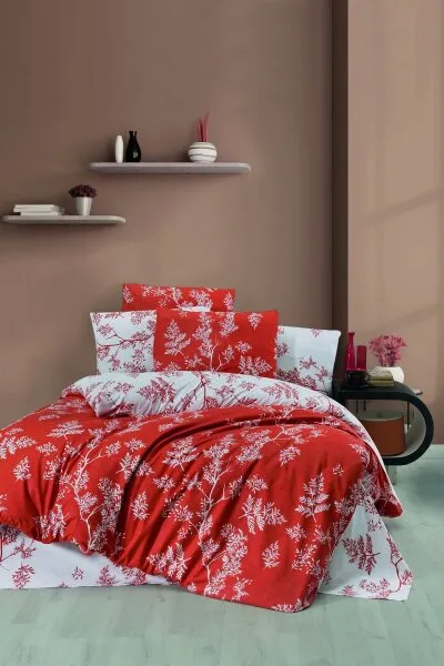 Pierre Cardin Sierra 200x220 cm Kiremit Nevresim Takımı