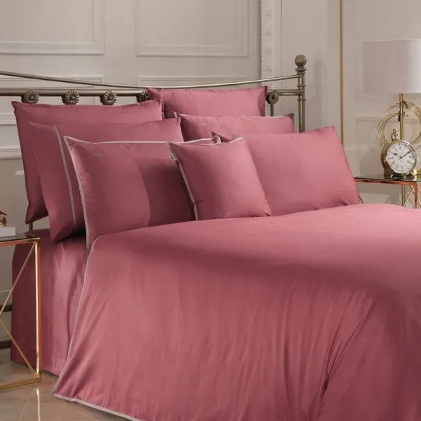 Sarev Sartoria King 240x220 cm Pembe Nevresim Takımı