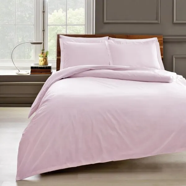 Taç Basic 160x220 cm Pembe (60232241) Nevresim Takımı