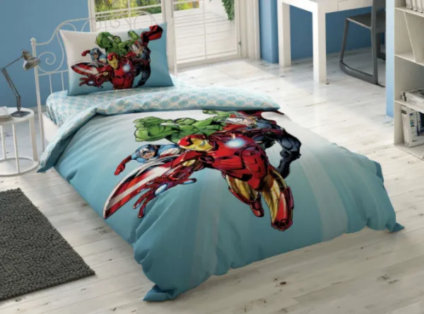 Taç Disney Avengers Heroes 160x220 cm (1000037653) Nevresim Takımı