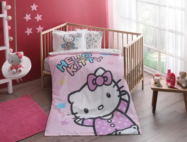 Taç Hello Kitty 100x150 cm (60187272) Nevresim Takımı