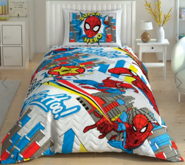 Taç Spiderman Hero Complete Set 160x220 cm (1000037690) Nevresim Takımı