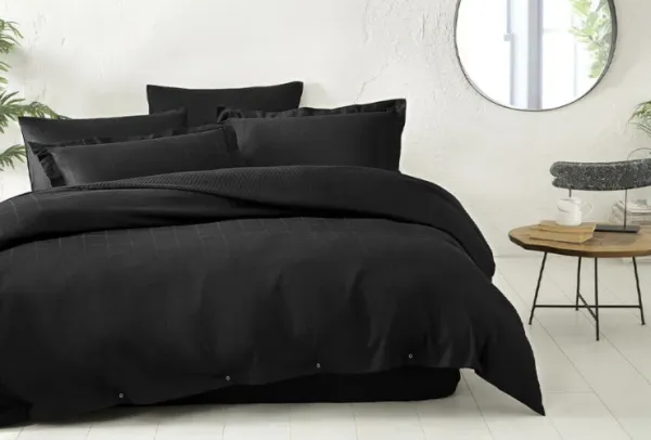 Yataş Bedding Destra 160x220 cm Siyah Nevresim Takımı