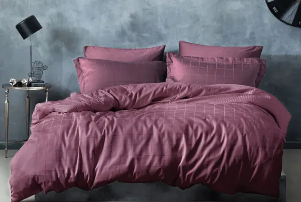 Yataş Bedding Destra 200x220 cm Mor Nevresim Takımı
