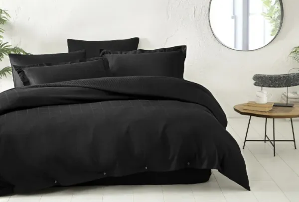 Yataş Bedding Destra 200x220 cm Siyah Nevresim Takımı