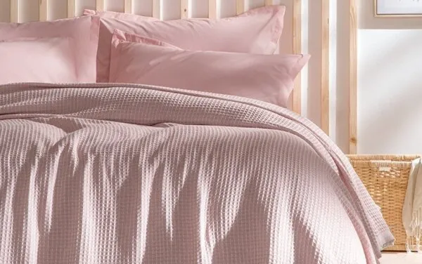 Yataş Bedding Octo Açık Pembe 185x230 cm Açık Pembe Nevresim Takımı